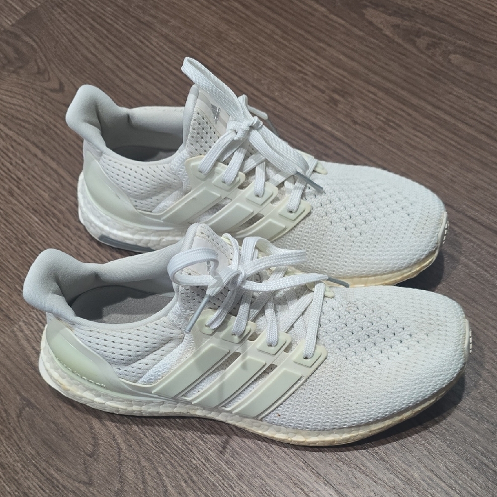 Adidas Ultra Boost White Mesh Sneakers 7